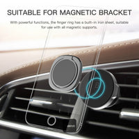Baseus Privity Ring Bracket Black | حامل خاتم بيسوس بريفيتي أسود