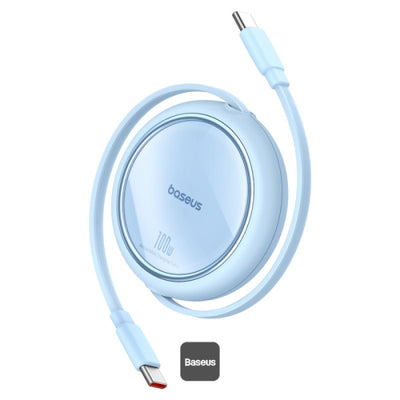 كابل بيسوس قابل للسحب Baseus Free2Pull Retractable Cable C→iP 20W 1m Blue