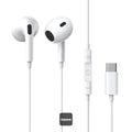 Baseus Encok CZ17 Wired Earphones White - سماعات بيسوس انكوك CZ17 سلكية بيضاء