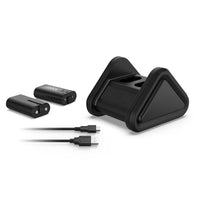 بطاريات قابلة للشحن مع محطة شحن - Dobe - Rechargeable Battery Packs and charger Station - For Xbox Controller - Black