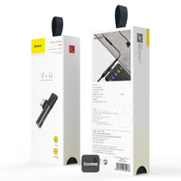 محول صوتي Baseus L41 من Type-C إلى Type-C ومنفذ 3.5 ملم (شحن + موسيقى) - أسود | Baseus L41 Audio Converter Type-C to Type-C & 3.5mm Jack Adapter (Charge + Music) - Black