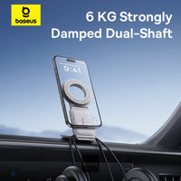 Baseus PrimeTrip C02 Mega Magnetic Car Mount Stick-on Gray | حامل سيارة بيسوس مغناطيسي PrimeTrip C02 لاصق رمادي