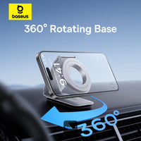 Baseus PrimeTrip C02 Mega Magnetic Car Mount Stick-on Gray | حامل سيارة بيسوس مغناطيسي PrimeTrip C02 لاصق رمادي