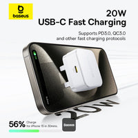شاحن سريع Baseus Palm Charger 1C 20W UK White