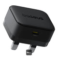 Baseus Palm Charger 1C 20W UK Black | شاحن بيسوس بالم 20 واط منفذ واحد UK أسود