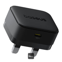 Baseus Palm Charger 1C 20W UK Black | شاحن بيسوس بالم 20 واط منفذ واحد UK أسود