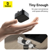 Baseus Palm Charger 1C 20W UK Black | شاحن بيسوس بالم 20 واط منفذ واحد UK أسود