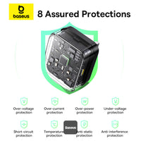 Baseus Palm Charger 1C 20W UK Black | شاحن بيسوس بالم 20 واط منفذ واحد UK أسود