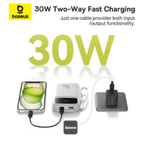 Baseus QPow2 20000mAh Power Bank 30W - بيسوس باور بانك 20000 مللي أمبير 30 واط