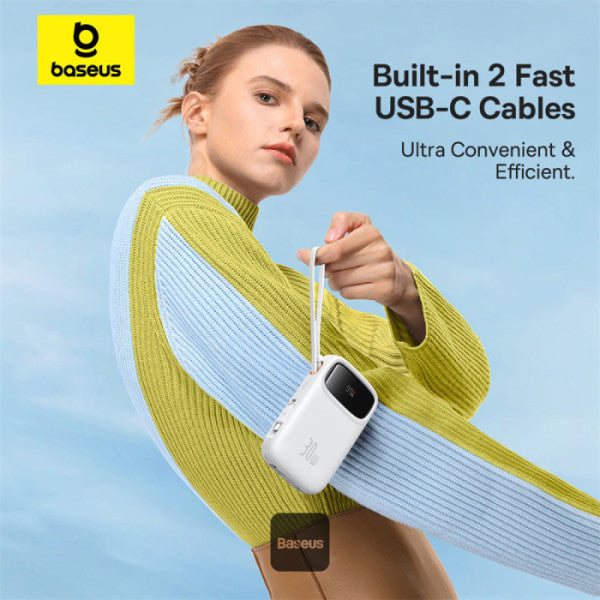 Baseus QPow2 20000mAh Power Bank 30W - بيسوس باور بانك 20000 مللي أمبير 30 واط