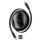 كابل بيسوس قابل للسحب USB-C إلى آيفون 20W 1 متر | Baseus Free2Pull Retractable Cable C to iPhone 20W 1m