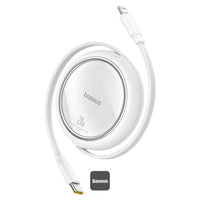 كابل بيسوس قابل للسحب USB-C إلى آيفون 20W 1 متر | Baseus Free2Pull Retractable Cable C to iPhone 20W 1m