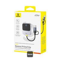 محول باسيوس SafeJourney كاربلاي لاسلكي رمادي - Baseus SafeJourney Wireless CarPlay Adapter Grey