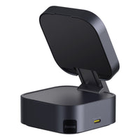 Baseus PicoGo 2-in-1 Magnetic Wireless Charger Qi2 67W Black with Cable Type-C 100W | شاحن بيسوس بيكو جو اللاسلكي المغناطيسي 2 في 1 كيو آي 2 بقوة 67 واط أسود مع كابل تايب سي 100 واط