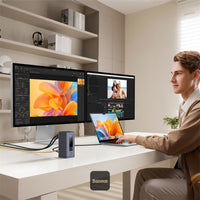 Baseus Spacemate Series 10-in-1 MAC Docking Station Hub - Grey - محطة إرساء بيسوس 10 في 1 للماك