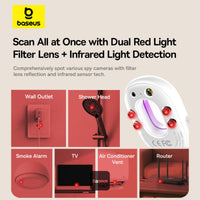 Baseus Heyo Series II Infrared Camera Detector - Mini Travel Hotel Hidden Camera Finder - كاشف الكاميرات المخفية