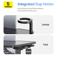 Baseus MagPro II Versatile Car Mount Backseat Black | حامل سيارة بيسوس MagPro II متعدد الاستخدامات للمقعد الخلفي أسود