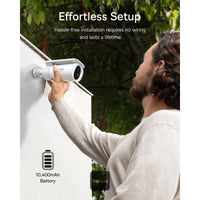 كاميرا مراقبة خارجية Baseus Security S1 Outdoor Camera 2K White