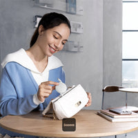 Baseus Free2Pull Mini Retractable Type-C Cable 60W Fast Charging 1M - White | كابل تايب سي قابل للسحب بيسوس فري تو بول ميني شحن سريع 60 واط 1 متر - أبيض