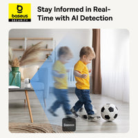 كاميرا بيسوس الأمنية الداخلية P1 لايت 2K Baseus Security P1 Lite Indoor Camera 2K White UK