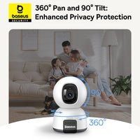 كاميرا بيسوس الأمنية الداخلية P1 لايت 2K Baseus Security P1 Lite Indoor Camera 2K White UK