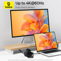 هاب Baseus MagPro II 7 في 1 مع شحن لاسلكي مغناطيسي | Baseus MagPro II 7-in-1 HUB Magnetic Wireless Charging 15W Black