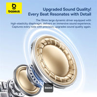 سماعات أذن باسوس (Baseus CZ19) بمنفذ USB-C - صوت Hi-Fi عالي النقاء - ميكروفون مدمج وتحكم في مستوى الصوت - تصميم مريح - أبيض