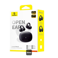 Baseus Bowie MC1 Open-Ear Ear Clip Headphones Bluetooth 5.4 40H Battery AI Bass IP57 - White | سماعات بيسوس بوي MC1 مفتوحة الأذن كليب لاسلكية بلوتوث 5.4 بطارية 40 ساعة باس ذكي مقاومة للماء IP57 - أبيض