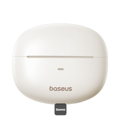 Baseus Bowie MC1 Open-Ear Ear Clip Headphones Bluetooth 5.4 40H Battery AI Bass IP57 - White | سماعات بيسوس بوي MC1 مفتوحة الأذن كليب لاسلكية بلوتوث 5.4 بطارية 40 ساعة باس ذكي مقاومة للماء IP57 - أبيض