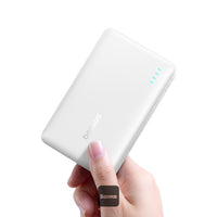 Baseus EnerFill FP21 Power Bank 10000mAh 22.5W White (With Cable C→C 30cm 20V/3A) | بيسوس إنرفيل باور بانك 10000 مللي أمبير 22.5 واط أبيض