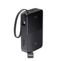 Baseus EnerFill FC51 Bipow2 Pro Power Bank 20000mAh 22.5W Black Built-in Cable - باور بانك بيسوس انرفيل FC51 بايباو 2 برو 20000 مللي أمبير 22.5 واط أسود بكيبل مدمج