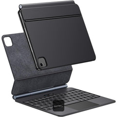 Baseus Brilliance Series 2 Keyboard Case for iPad Pro 11" & iPad Air 10.9" - Magnetic, Touchpad, Smart Sleep - Black - كيبورد كفر بيسيوس بريليانس سيريز 2 لآيباد برو 11 بوصة وآيباد اير 10.9 بوصة - مغناطيسي مع تاتش باد - أسود