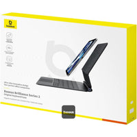 Baseus Brilliance Series 2 Keyboard Case for iPad Pro 11" & iPad Air 10.9" - Magnetic, Touchpad, Smart Sleep - Black - كيبورد كفر بيسيوس بريليانس سيريز 2 لآيباد برو 11 بوصة وآيباد اير 10.9 بوصة - مغناطيسي مع تاتش باد - أسود