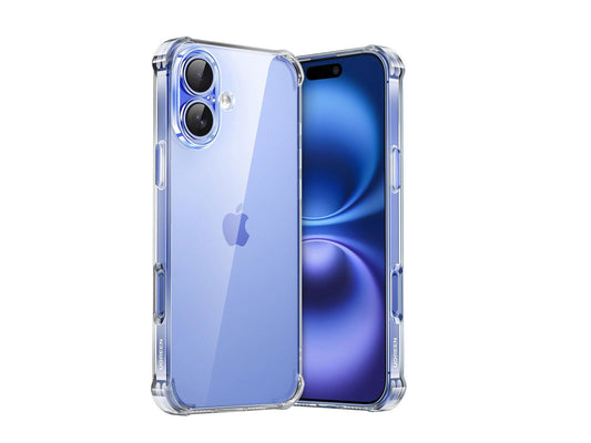 UGREEN Bright Cushion Protective Case for iPhone 16 (Clear) | حافظة حماية شفافة بوسادة مضيئة من يوجرين لآيفون 16