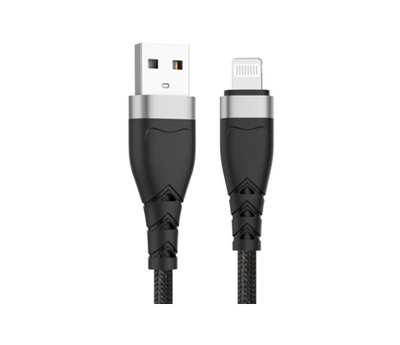 Miccell VQ-D16 USB-A to Lightning / 1.2m / 2.4A Black