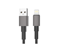 Miccell VQ-D34 USB-A to Lightning / 1.2m / 2.4A Gray
