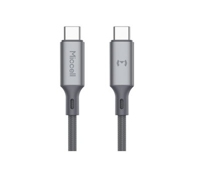 Miccell VQ-D169 USB-C to USB-C / 1.5m / 5A / 240W Gray