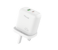Miccell VQ-T12 45W GaN Wall Charger, UK Plug | شاحن جداري GaN بقدرة 45 واط بفيشة بريطانية