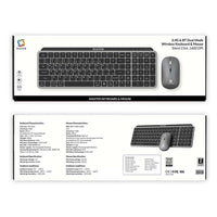 Master Wireless Keyboard Mouse Combo Rechargeable Black-Features