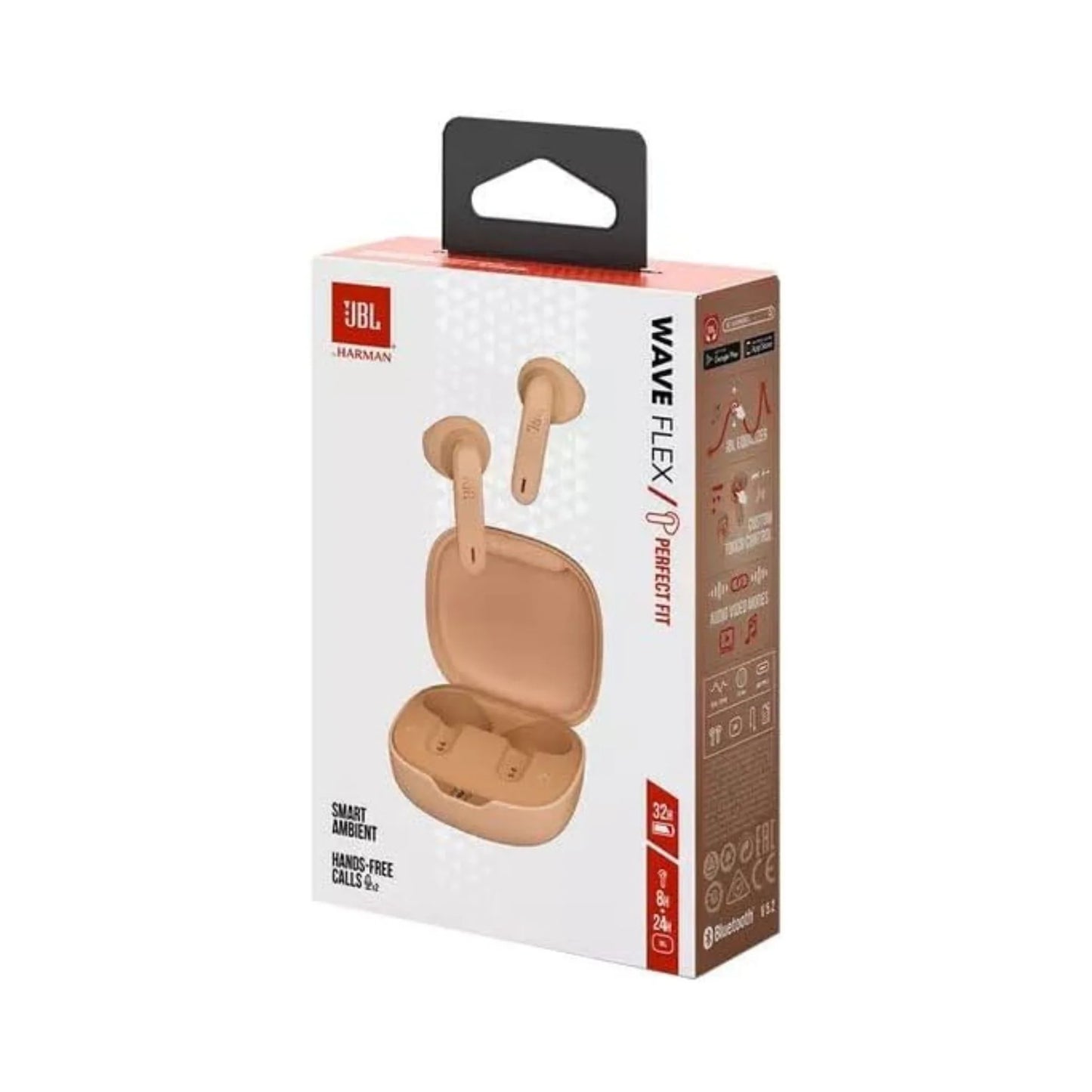 Guhguhkên Bêtêl ên True yên Dengveqetandinê yên JBL Wave Flex | Guhguhkên Din-Guh de JBL Wave Flex, Bêtêl û Dengveqetandinê