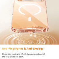 Baseus Crystal Magnetic Case iPhone 17 Pro Clear - كفر بيسوس كريستال مغناطيسي شفاف آيفون 17 برو