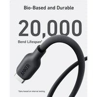 Kabloya Anker 544 USB-C bo USB-C 140W (Bio-Based) (0.9m/3ft) - Kabloya Anker 140W USB-C bo USB-C