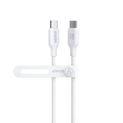 كيبل انكر  يو اس بي سي الى يو اس بي سي بقدرة 140 واط وطول 90 سم | Anker 544 USB-C to USB-C Cable 140W (Bio-Based) (0.9m/3ft)