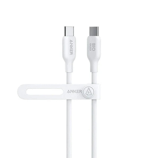 كيبل انكر  يو اس بي سي الى يو اس بي سي بقدرة 140 واط وطول 90 سم | Anker 544 USB-C to USB-C Cable 140W (Bio-Based) (0.9m/3ft)