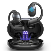 سماعات جويرووم اوبن فري JR-OE4 اللاسلكية, تشغيل حتى 50 ساعة - اسود | JOYROOM Openfree Series JR-OE4 Wireless Earbuds – 50H Playtime - Black