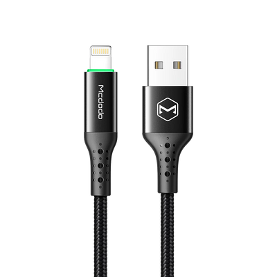 كيبل مكدودو يو اس بي اي الى لايتننغ بطول 1.2 متر | Mcdodo Auto Disconnect Lightning Charging Cable Nest Series 1.2m
