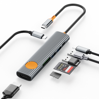 WiWU Travel 7-in-1 USB-C Hub Wi-HB007 - product view