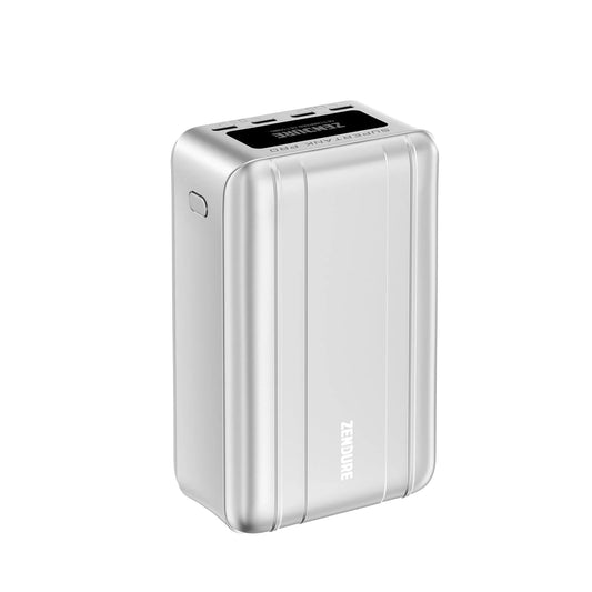 Şarjêra Laptopê ya Veguhêzbar a Zendure 100W PD 26800mAh Powerbank bi 4 Portên USB-C, 1 Adapter USB-A