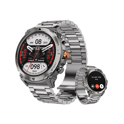 WiWU SW03 Smart Watch – 1.43" AMOLED, IP68 Waterproof - ساعة ويوو الذكية 1.43 بوصة، مقاومة للماء IP68