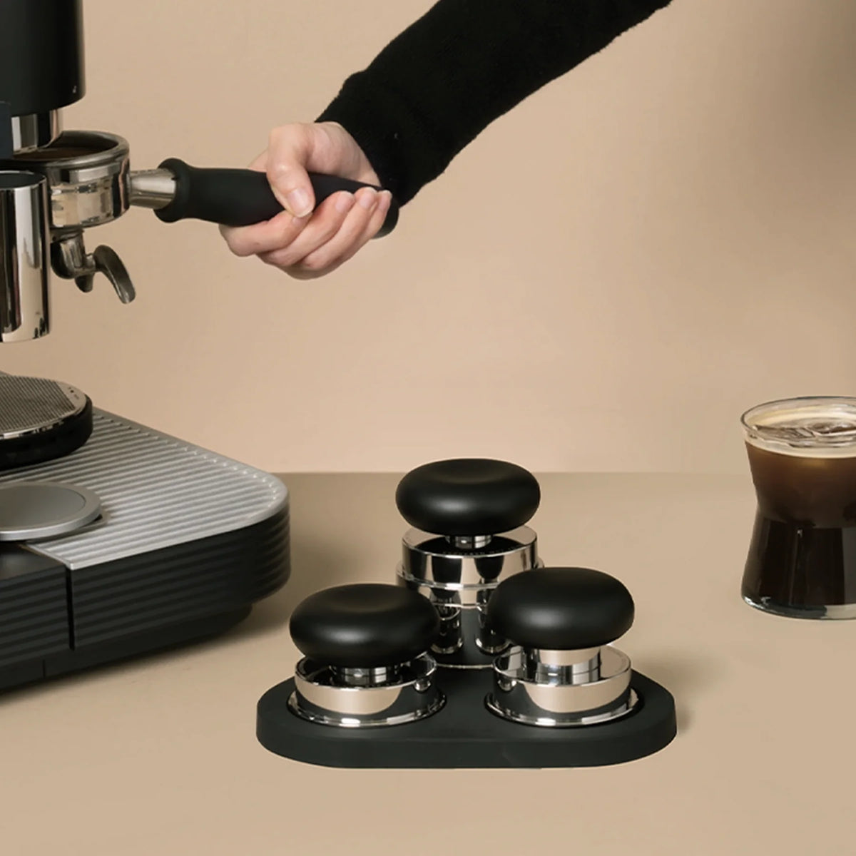 TIMEMORE PUCKS Espresso Accessories Set (Metal Grip) - 2